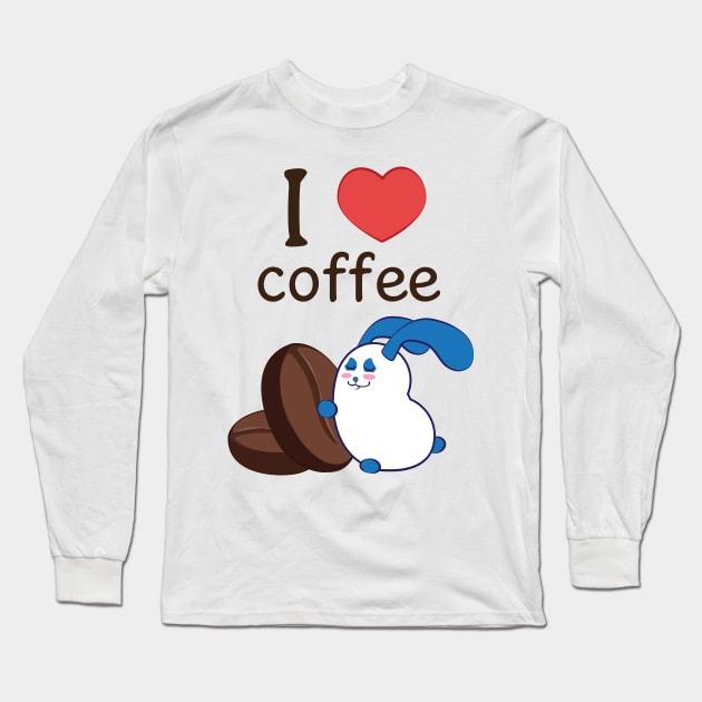 Ernest | Love coffe Long Sleeve T-Shirt by hisameartwork